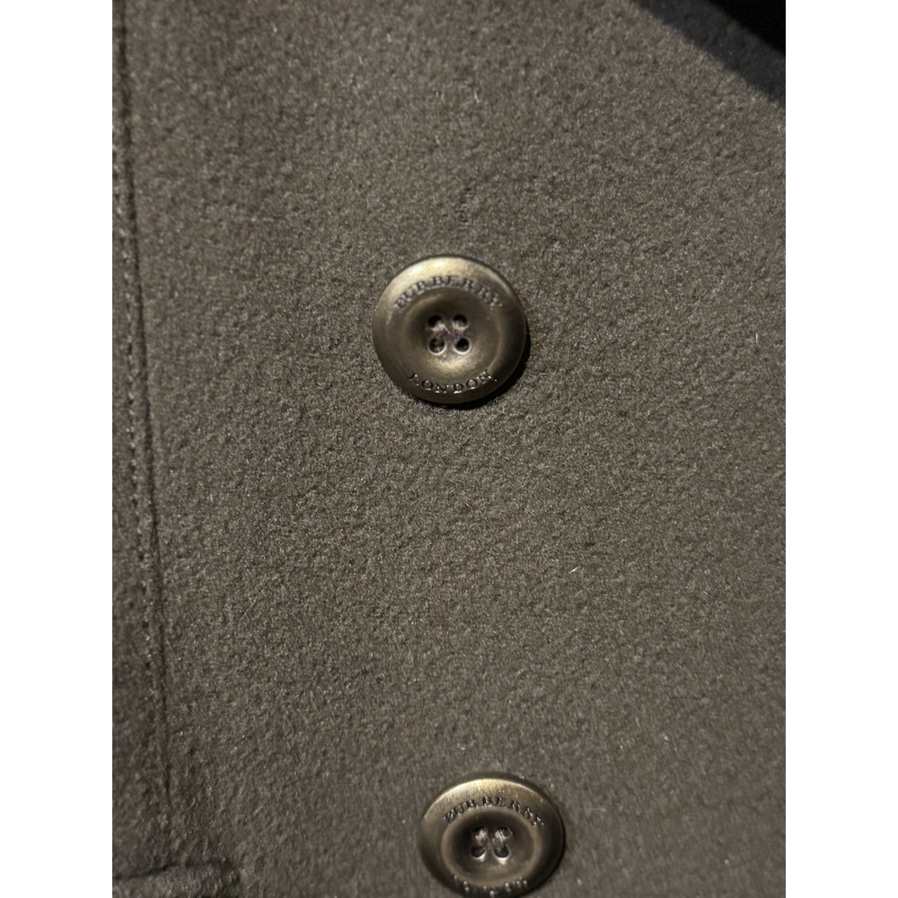 Burberry London Double Breasted Brown Size 6 Wool Cashmere Overcoat - Picture 4 of 13